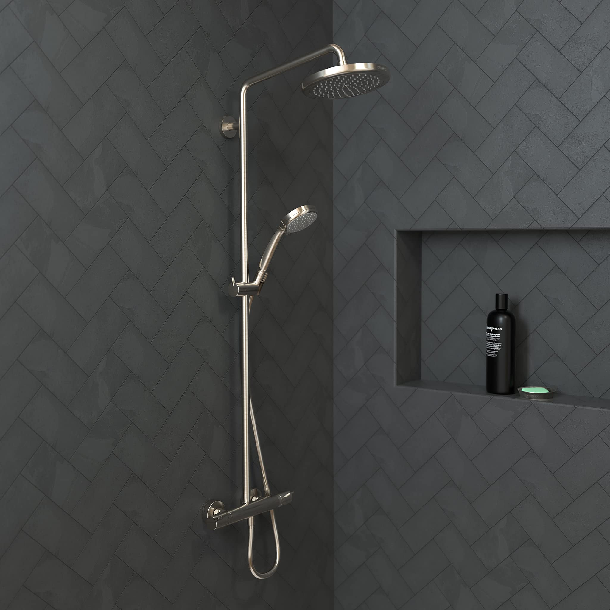 Amazon.co.jp: hansgrohe クロマ スライディング 高さ調整 モダン N・A